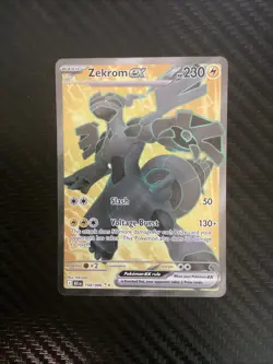 ZEKROM EX 158/086 BLACK BOLT POKEMON ENGLISH (FULL ART, NM) - Image 1