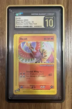 Ho-Oh 52 Black Star Promo Pokemon Center NY CGC Pristine 10 *POP 25* - Image 1