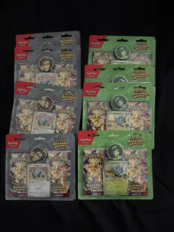 Lot of 8 Sealed Erika/Larry 2-pack Collection Ascended Heroes Pokemon TCG - Image 1