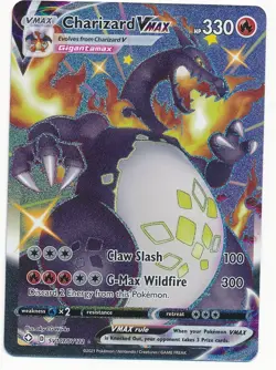 2021 POKEMON SWSH SHINING FATES FULL ART CHARIZARD VMAX SHINY VAULT MINT - Image 1