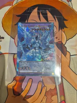 YUGIOH RA05-EN148 Mirrorjade the Iceblade Dragon OVERFRAME Ultra Rare 1st ed - Image 1