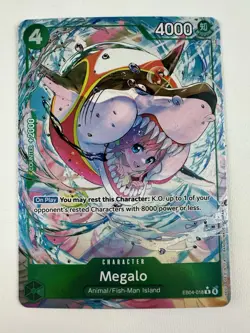 Megalo EB04-018 R ALT ART - The Azure Sea's Seven ENGLISH OP14 One Piece NM - Image 1