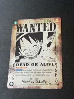 One Piece TCG Monkey D. Luffy WANTED (OP13-118) ENG - OP13 Carrying On His Will - Image 2