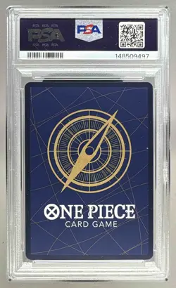 148509497 Shirahoshi 2024 One Piece The Best #OP05-082 Jolly Roger Foil PSA 10 - Image 2