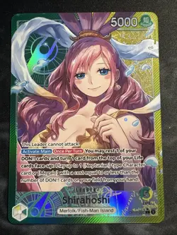 SHIRAHOSHI - One Piece OP11-022 - AAL Alt Art Leader - A Fist of Divine Speed - Image 1