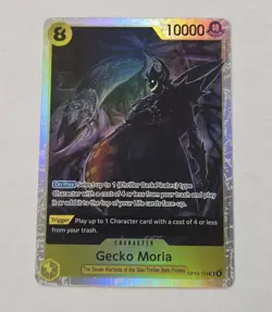 Gecko Moria OP14-104 The Azure Sea's Seven Foil One Piece TCG English - Image 1