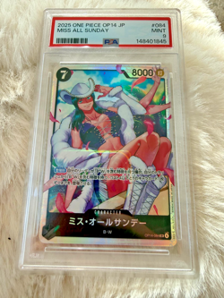 Ms. All Sunday OP14-084 One Piece Japanese Azure Sea's Seven PSA 9 - Image 1