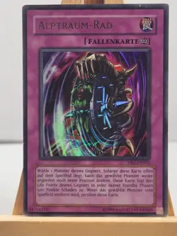 Yu-gi-Oh Vintage Karte Alptraum-Rad DR1-DE055 YugiOh! Ultra Rare Fallenkarte - Image 1