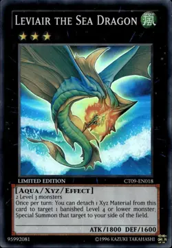 CT09-EN018 Leviair the Sea Dragon Super Rare Limited Edition YuGiOh Card - Image 1