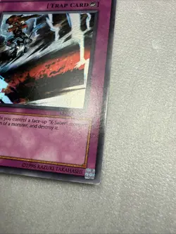 SABER HOLE GERMAN SUPER RARE ABPF-EN073 DE073 MODERATE PLAY YUGIOH - Image 3