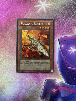 (SRH) Volcanic Rocket FOTB-EN000 Secret Rare Unlimited Yugioh VLP - Image 1