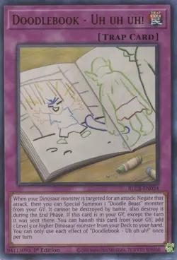 BLCR-EN034 DOODLEBOOK - UH UH UH! ULTRA RARE 1ST EDITION NEAR MINT YuGiOh TCG - Image 1