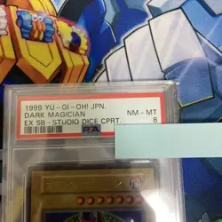 Yu-Gi-Oh! Yugioh Japanese PSA8 Dark Magician Studio Dice First Edition - Image 2