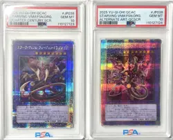 Yugioh PSA10 Consecutive Serial Starving Venom Fusion Dragon 25th Alternate Art - Image 1