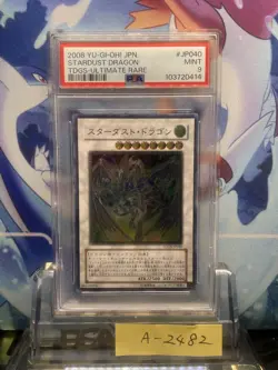 Yu-Gi-Oh! Yugioh Japanese PSA9 Stardust Dragon Ultimate Rare JP040 - Image 1