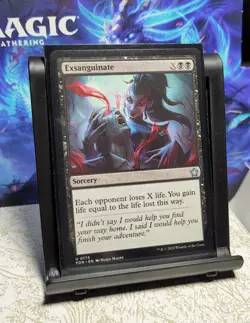 MTG Foundations Exsanguinate 173, NM, Regular, Pack Fresh, Ships Quickly - Image 1
