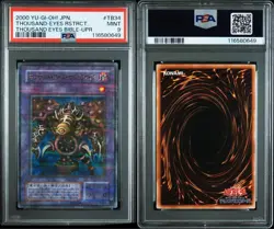 Yu-Gi-Oh! Yugioh Japanese PSA9 Thousand-Eyes Restrict TB-34 Ultra Parallel Rare - Image 1