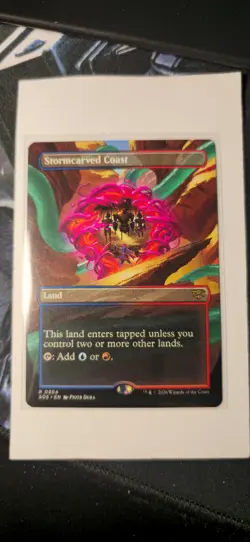 Stormcarved Coast (Borderless) Secrets of Strixhaven Regular - Image 1
