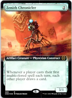 Zenith Chronicler (Extended Art) (Foil) Phyrexia: All Will Be One, 399 NM - Image 1