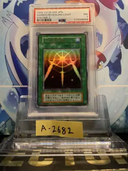 Yugioh Japanese PSA7 Swords of Revealing Light Ultra Rare First Edition 1999 - Image 1