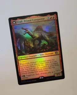 MTG Etali, Primal Conqueror Foil 0137 Primal Sickness MOM March of the Machine - Image 1