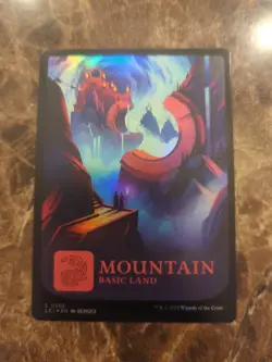 MTG Mountain Lost Caverns of Ixalan 0290 Foil Land - Image 1