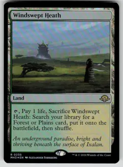 Windswept Heath Foil Rare Modern Horizons 3 235 MTG Near Mint 2024 - Image 1
