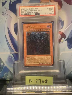 Yu-Gi-Oh! Yugioh Japanese PSA9 Raviel Lord of Phantasms Ultimate Rare JP003 2005 - Image 1