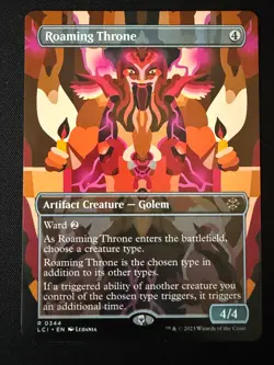 Roaming Throne (Borderless) The Lost Caverns of Ixalan Regular NM - Image 1