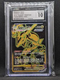 2022 Pokemon Silver Tempest Rayquaza VMAX #TG29 CGC 10 - Image 1