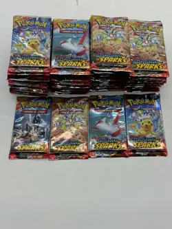 Lot (72) Pokemon Scarlet & Violet Surging Sparks Booster Packs Sealed - Image 1