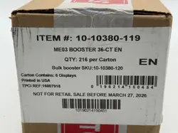 Pokemon TCG ME03 Mega Evolution Perfect Order Booster Box Case SEALED/NEW - Image 3