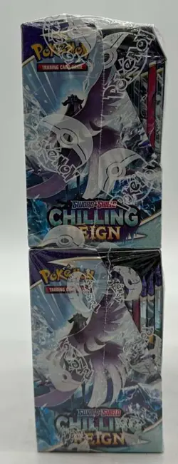 Lot of (2) Pokemon TCG Sword & Shield Chilling Reign Booster Box SEALED/NEW - Image 4