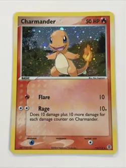 Charmander 113/112 Firered & Leafgreen Holo Secret Rare Pokemon TCG Charizard NM - Image 1