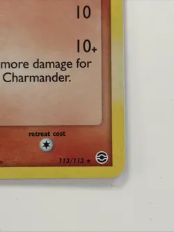 Charmander 113/112 Firered & Leafgreen Holo Secret Rare Pokemon TCG Charizard NM - Image 4