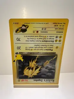 Rocket's Zapdos 15/132 holo Celebrations: Classic Collection Pokemon NM - Image 2