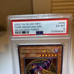 2003 YU-GI-OH! DARK MAGICIAN GIRL MFC-MAGICIAN'S FORCE #000 UNLIMTED PSA 6 EX-MT - Image 5