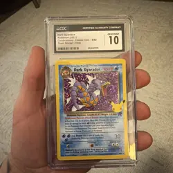 ✨✨ CGC 10 Dark Gyarados 8/82 Holo Celebrations Classic Collection Pokemon Card - Image 1
