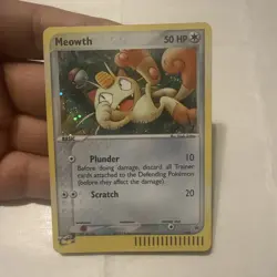 Pokemon TCG Meowth #013 WOTC Promo Holo Card Vintage 2003 Nintendo NM - Image 1