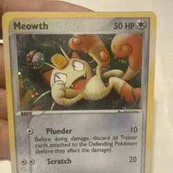 Pokemon TCG Meowth #013 WOTC Promo Holo Card Vintage 2003 Nintendo NM - Image 2