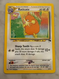 2001 Pokemon Raticate 6/18 Southern Islands Set WOTC Vintage Card - Image 1