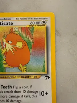 2001 Pokemon Raticate 6/18 Southern Islands Set WOTC Vintage Card - Image 3