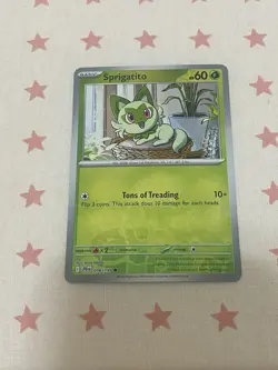 Sprigatito 016/159 Journey Together Reverse Holo Pokemon TCG Card - Image 1