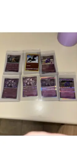 Nintendo Pokemon TCG Card Lot 6 Cards Collectible Standard Card Stock - Image 1