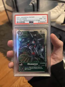 Digimon card Game TCG PSA 8 9 Shoutmon UlForceVeedramon Okuwamon 5 - Image 2