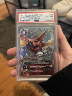 Digimon card Game TCG PSA 8 9 Shoutmon UlForceVeedramon Okuwamon 5 - Image 3