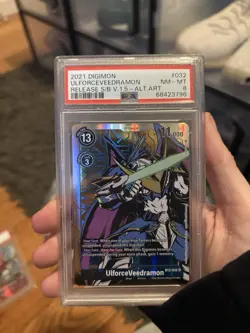 Digimon card Game TCG PSA 8 9 Shoutmon UlForceVeedramon Okuwamon 5 - Image 4