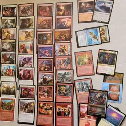 Deck of Magic Commander Cards =***Reyav Shiny DWARVES Dwarf Fun*** Red and White - Image 2