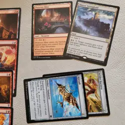 Deck of Magic Commander Cards =***Reyav Shiny DWARVES Dwarf Fun*** Red and White - Image 4