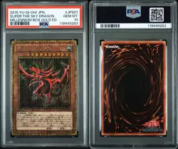 Yu-Gi-Oh! Yugioh Japanese PSA10 Slifer the Sky Dragon MB01-JPS01 Millennium - Image 1